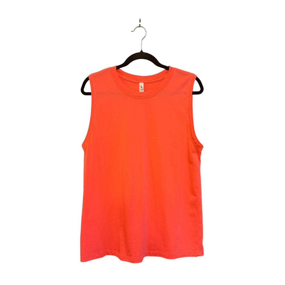 Lululemon Align Tank Top Coral Orange Size 8 Sleeveless Yoga Athleisure Gym